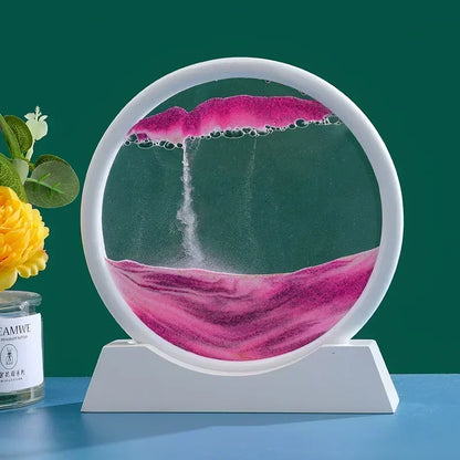 3D-Kunstbild-Sanduhr – Ästhetik und Entspannung in Perfektion